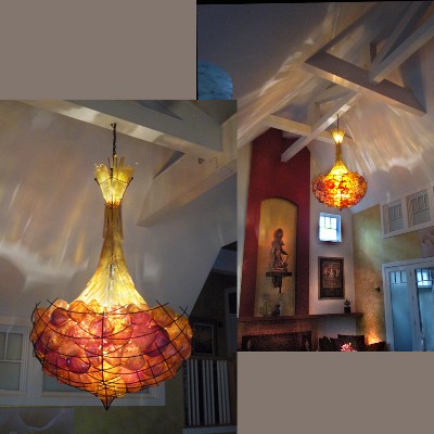 Inverted Stupa Stalk Chandelier
