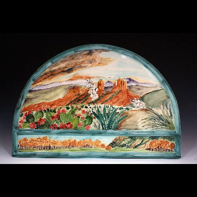 Desert Sunset Arch Tile